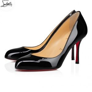 Filo 120 Patent Pumps Christian Louboutin Heels Black